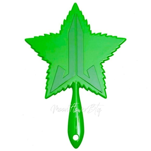 Jeffree Star Green Leaf Hand Mirror – Blood Money Mystery Box Exclusive - Picture 1 of 6